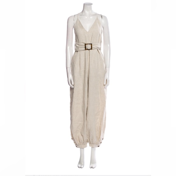 SHONA JOY linen jumpsuit - Picture 1 of 9